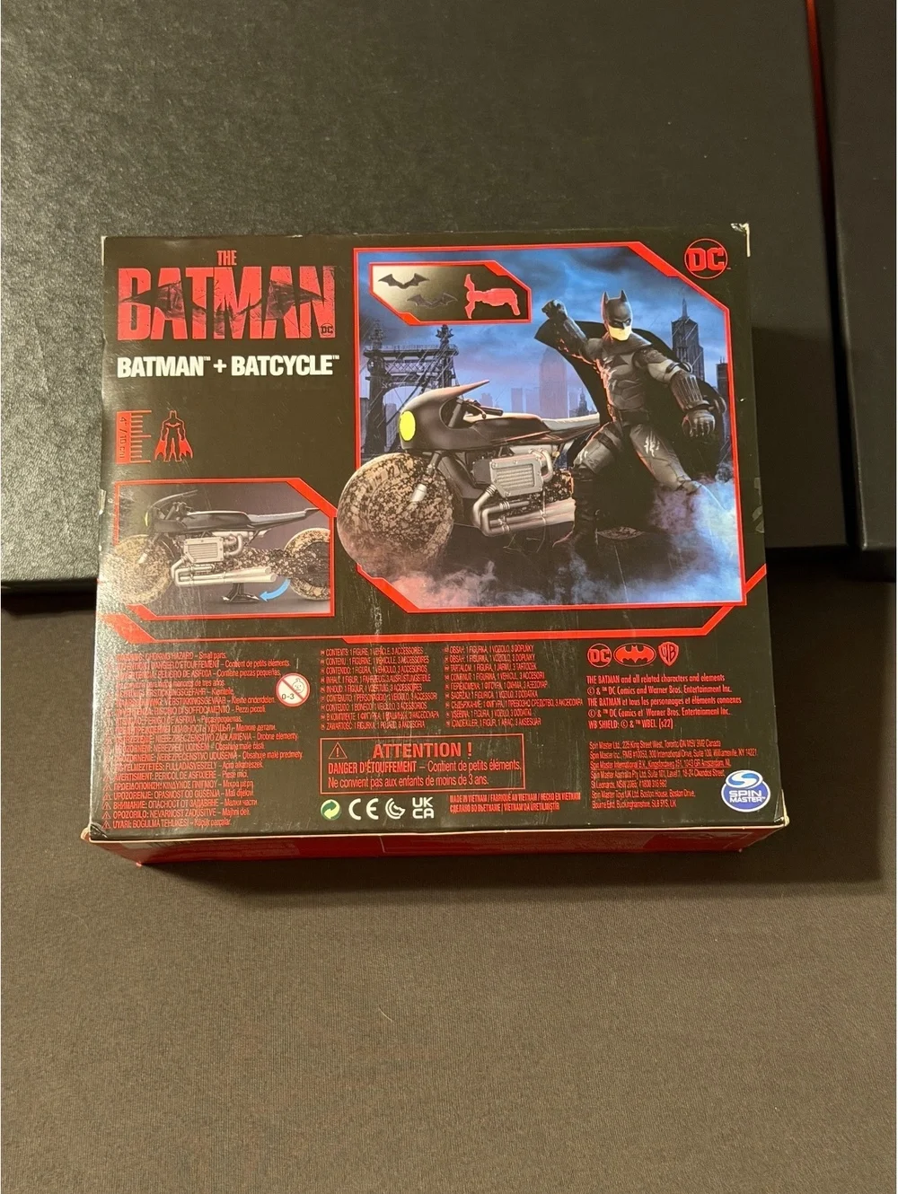 DC The Batman Movie - Batman + Batcycle Pack - New Sealed